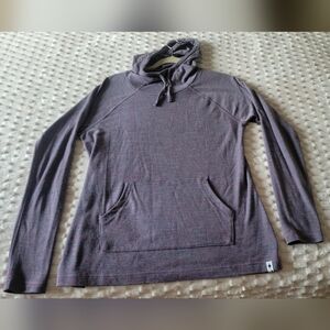 Smartwool Tunic Hoodie Size Large Spacedye Purple